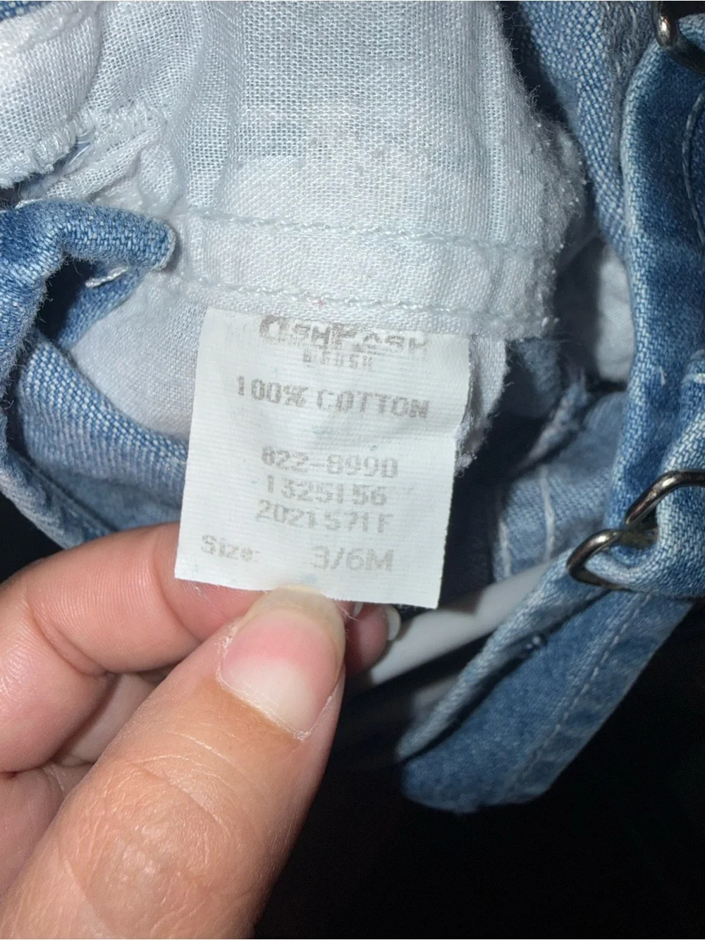 OshKosh B'gosh Classic Denim Overalls in Blue